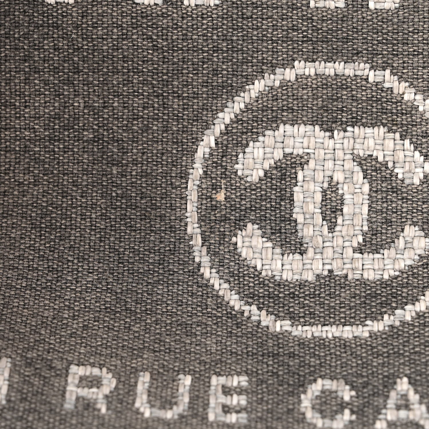 Chanel Canvas Small Deauville Tote Grey 14 of 16