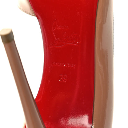 Christian Louboutin Patent Iriza 100 Pumps 39 Nude 6 of 7