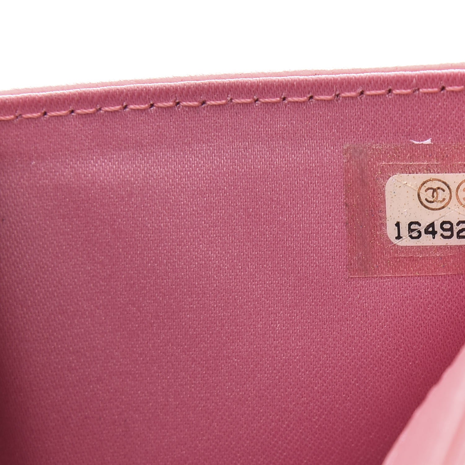 Chanel Lambskin Embossed Camellia French Wallet Pink 10 of 10