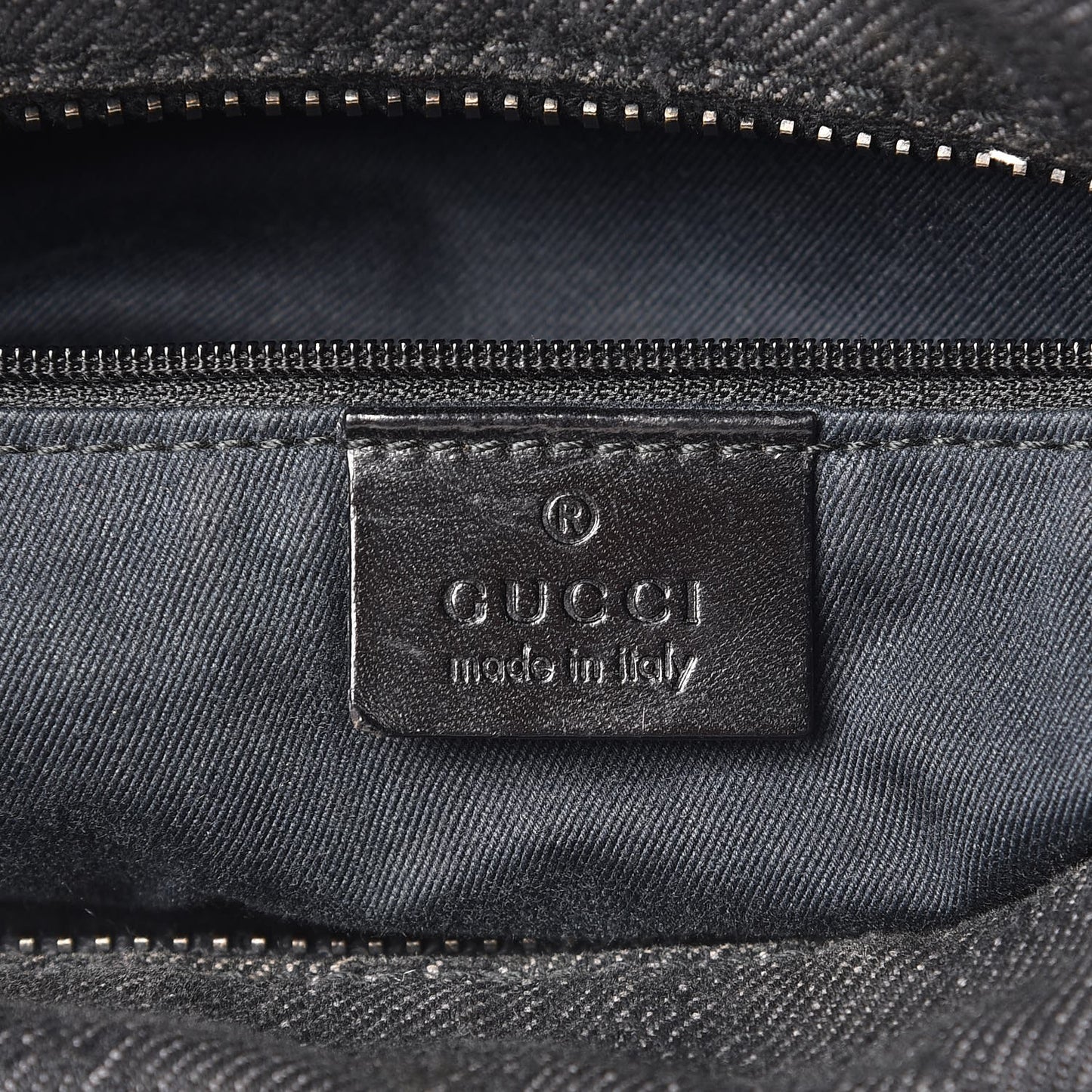 Denim Monogram Hobo Black