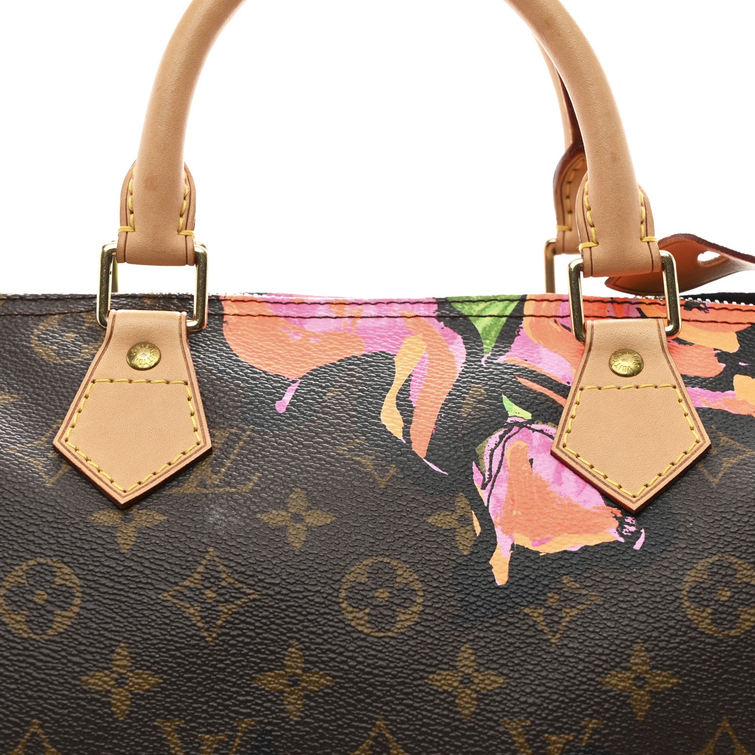Louis Vuitton Monogram Roses Speedy 30 8 of 10