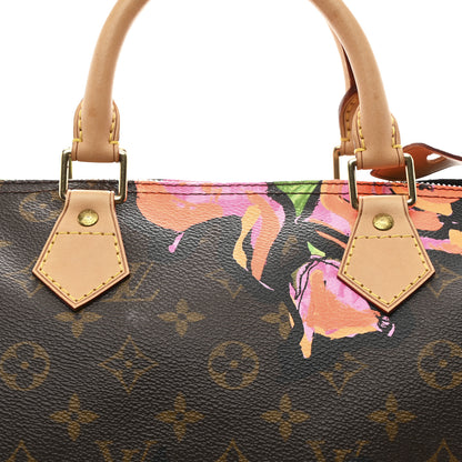 Louis Vuitton Monogram Roses Speedy 30 8 of 10