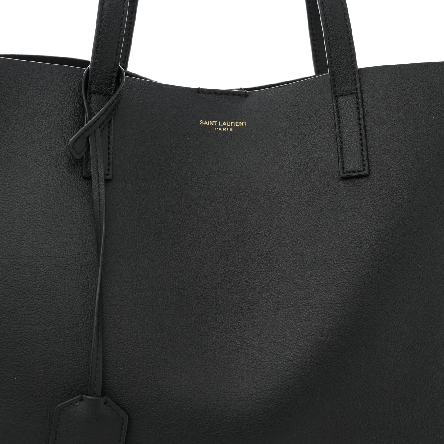 Calfskin Large Shopping Tote Black