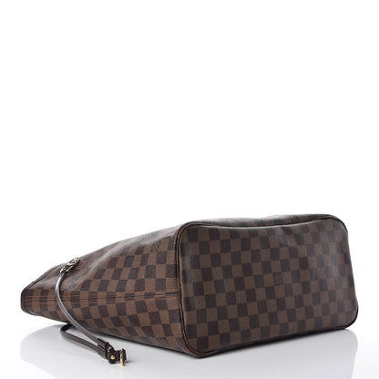Louis Vuitton Damier Ebene Neo Neverfull MM Rose Ballerine 5 of 21