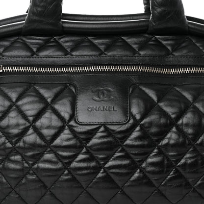 Chanel Lambskin Coco Cocoon Bowler Black 7 of 15