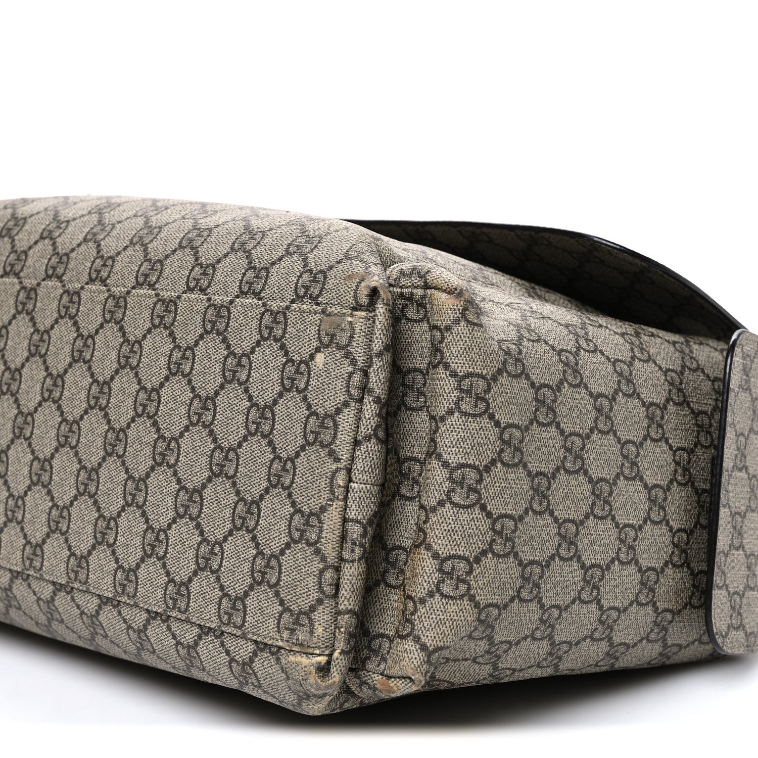 Gucci GG Plus Monogram Messenger Diaper Bag Dark Brown 10 of 11