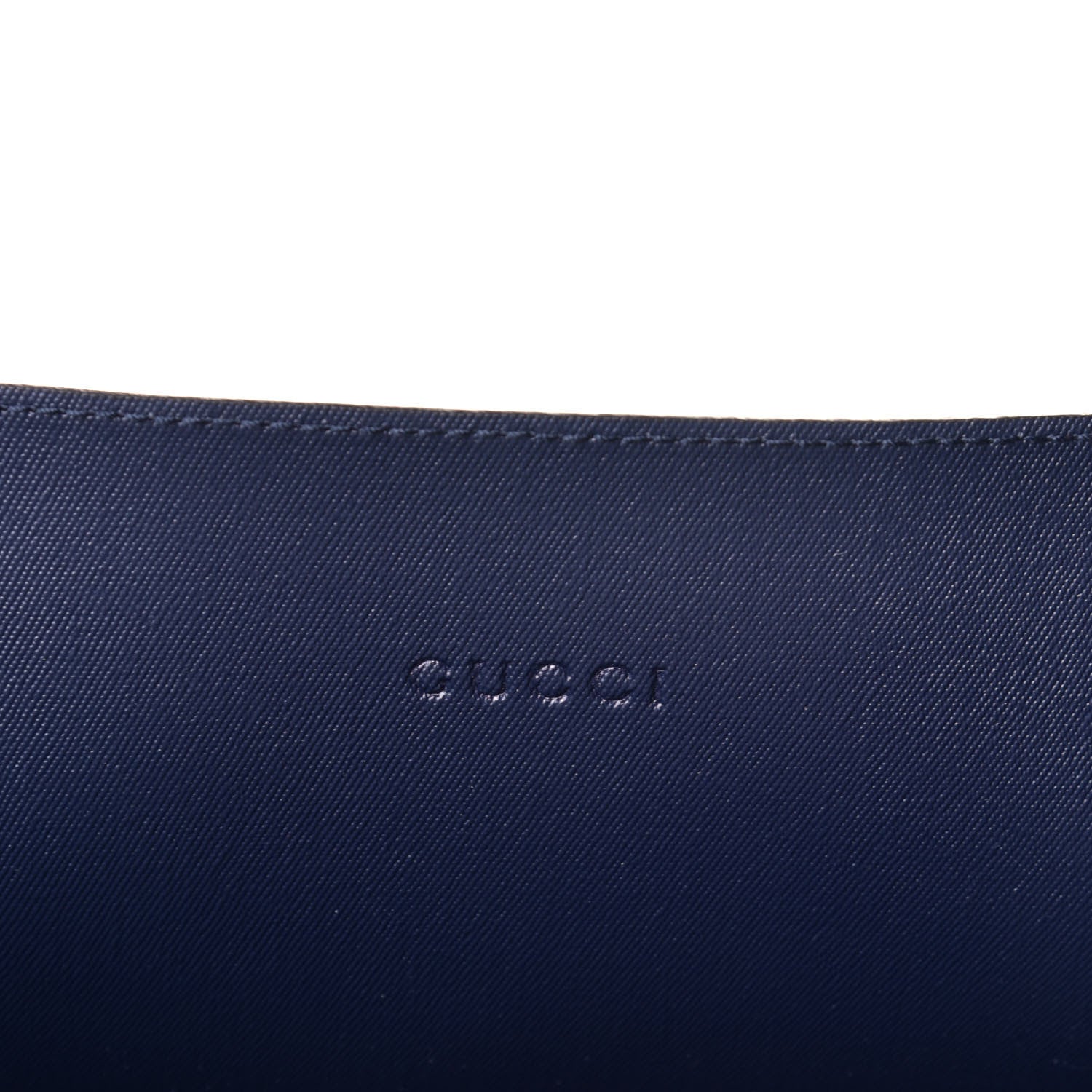 Gucci GG Supreme Monogram Blooms Medium Reversible Tote Beige Blue Navy 11 of 15