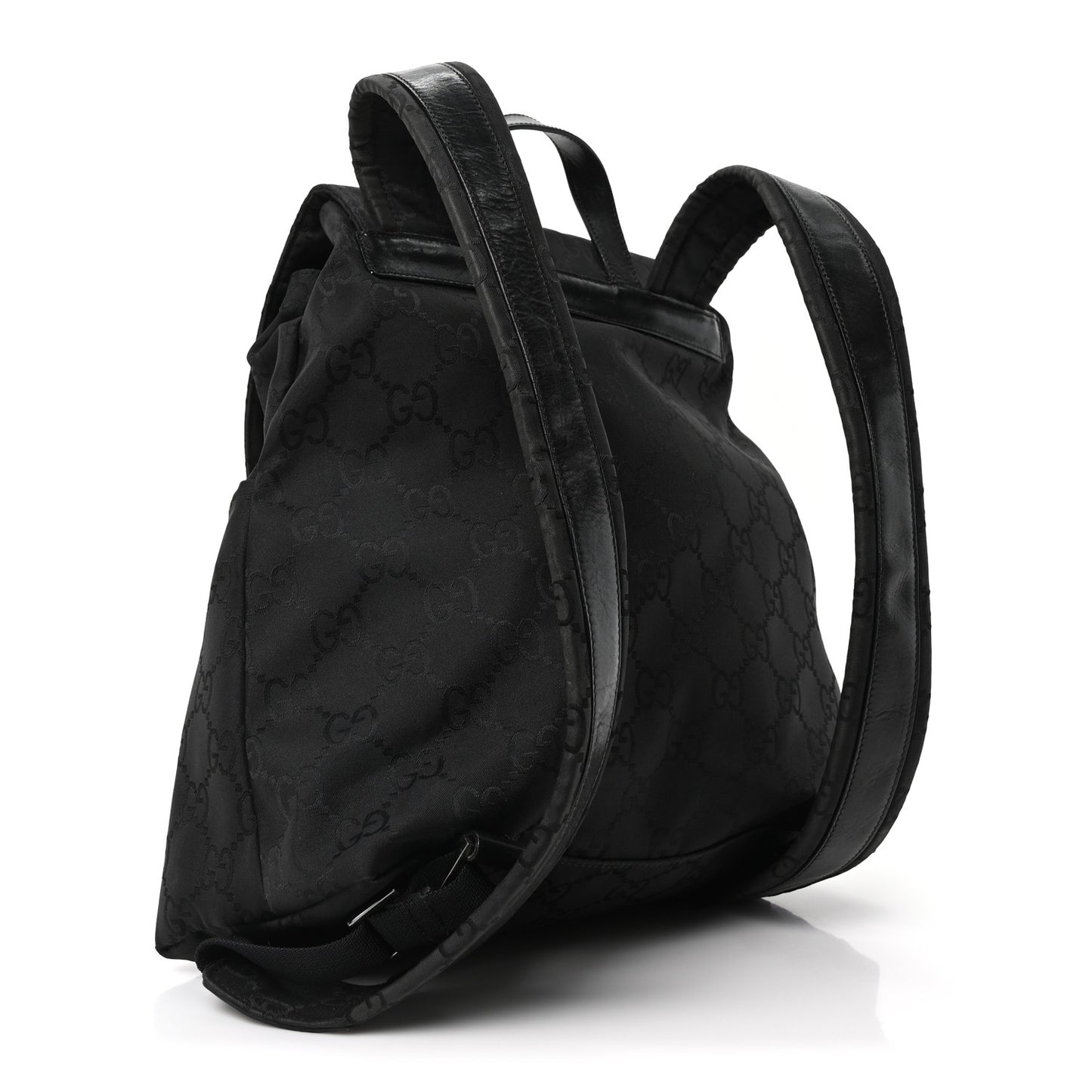 Nylon Monogram Backpack Black
