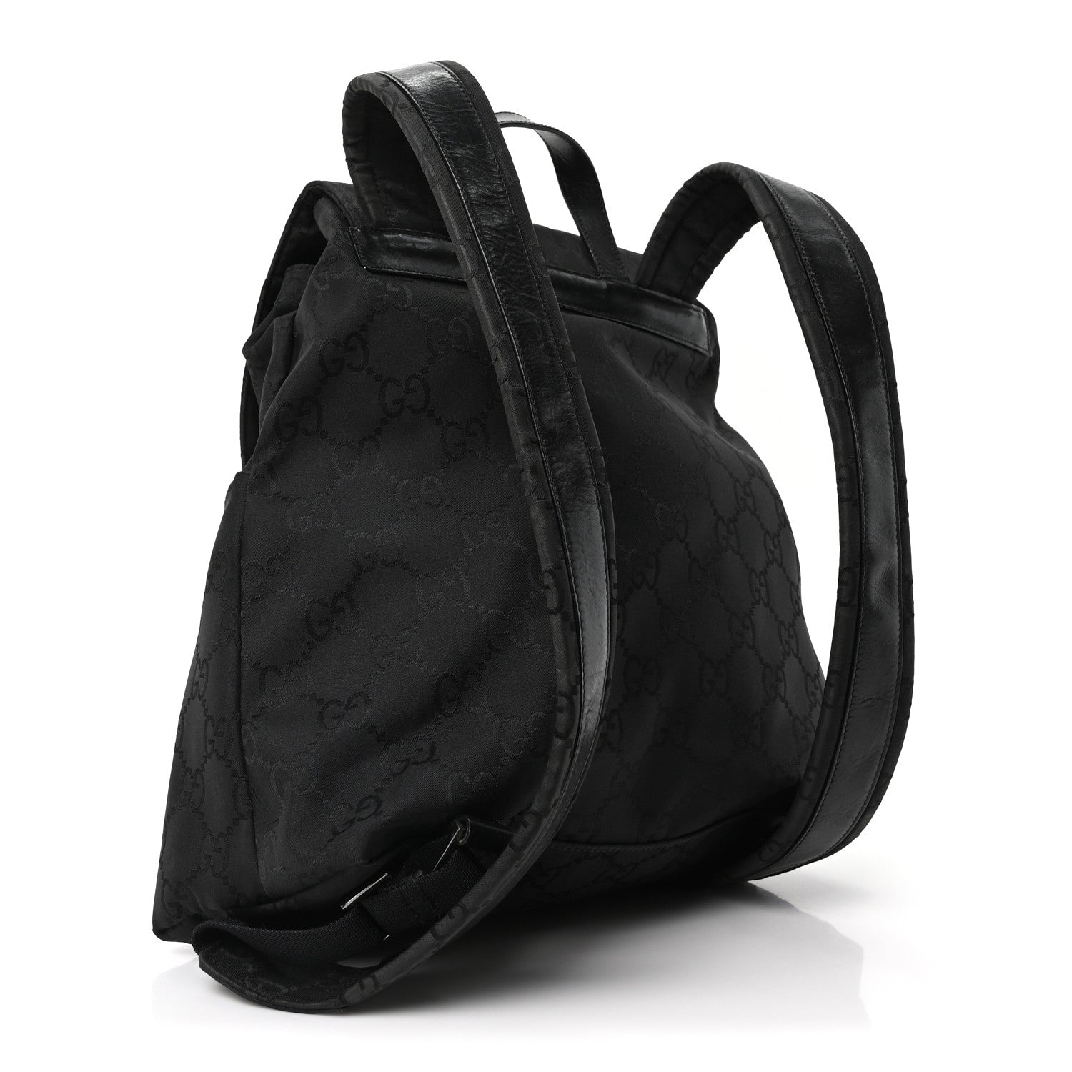Gucci Nylon Monogram Backpack Black 3 of 10