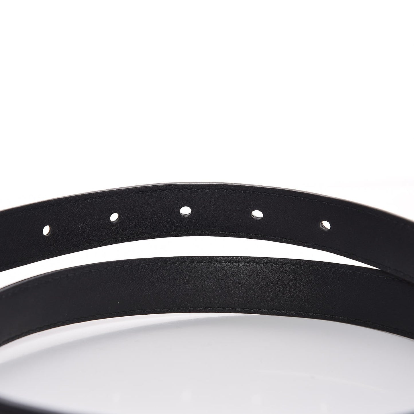 Calfskin Double G 20mm Belt 75 30 Black