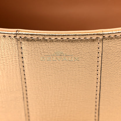 Delvaux Metallic Goatskin Mini Brillant Satchel  Gold 6 of 10