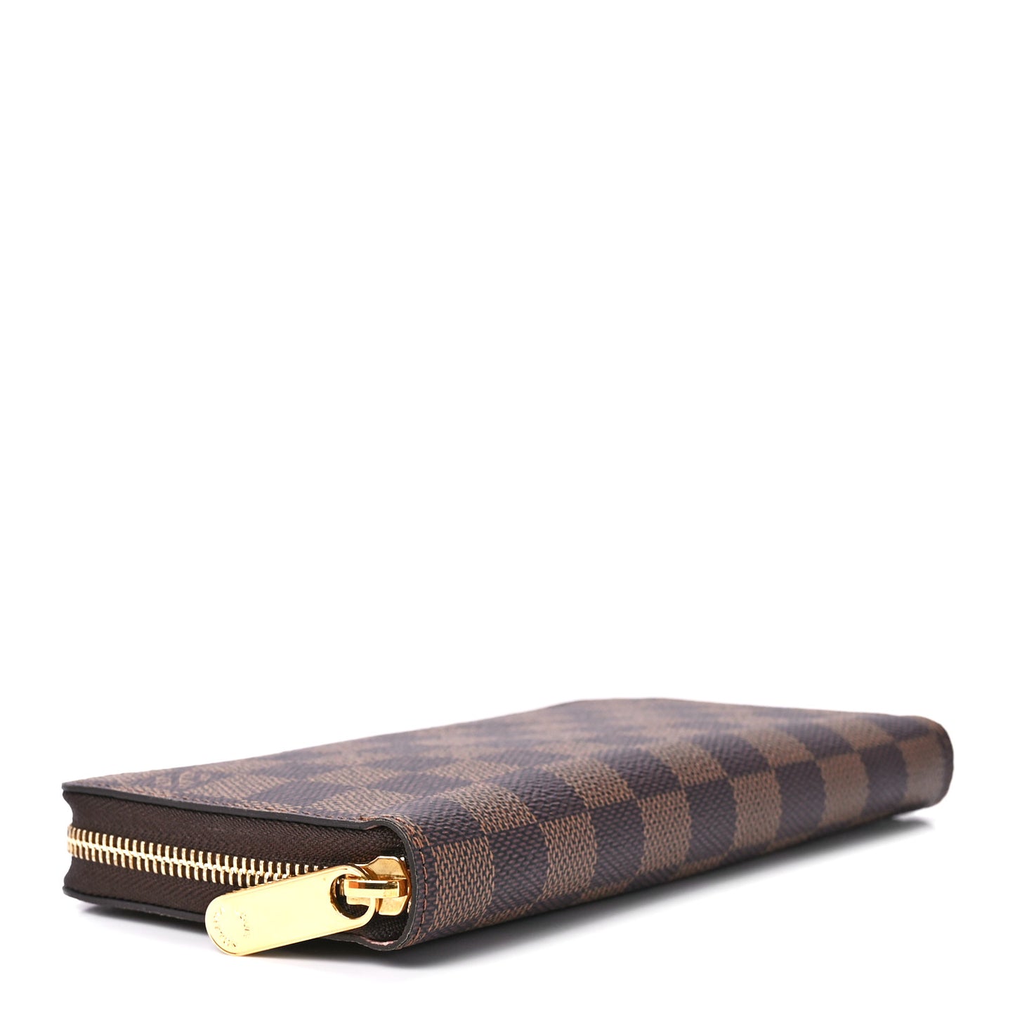 Damier Ebene Zippy Wallet Rose Ballerine