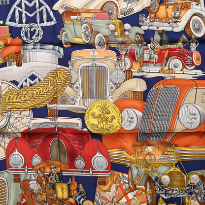 Hermes Silk Automobile Scarf 90 5 of 5
