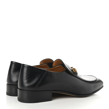 Gucci Goatskin Mens Horsebit Loafers 8.5 Black 4 of 9