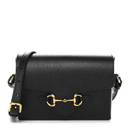 Gucci Calfskin Horsebit 1955 Shoulder Bag Black 1 of 13