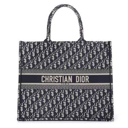 Christian Dior Oblique Book Tote Blue Multicolor 1 of 13