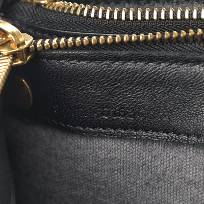 Celine Lambskin Large Trio Crossbody Bag Black 12 of 15