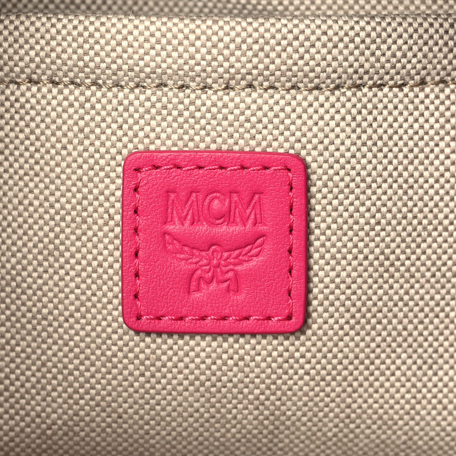 MCM Nappa Mini Drawstring Aren Chain Bag Beetroot Purple 6 of 8