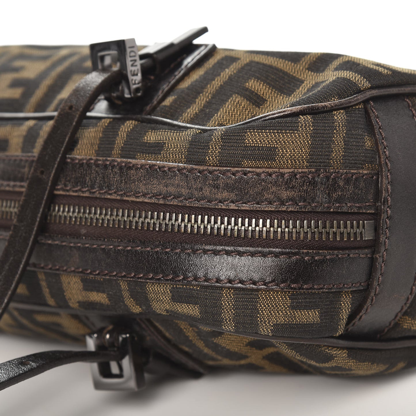 Zucca Small Buckle Tote Tobacco