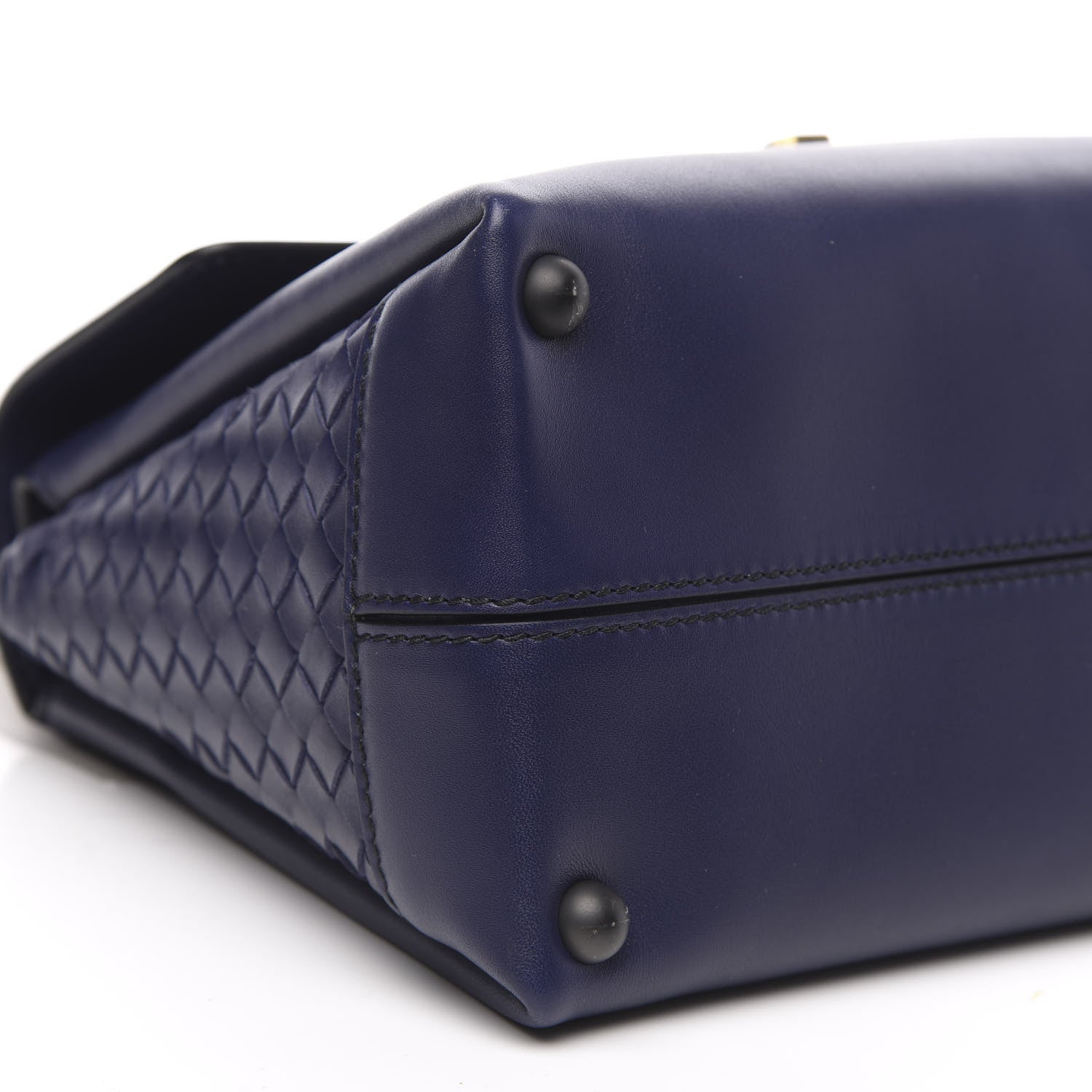 Bottega Veneta French Calfskin Medium Piazza Bag Atlantic 7 of 11