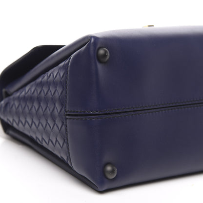 Bottega Veneta French Calfskin Medium Piazza Bag Atlantic 7 of 11