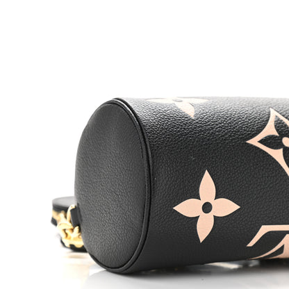 Louis Vuitton Empreinte Monogram Giant Papillon BB Black Beige 8 of 10