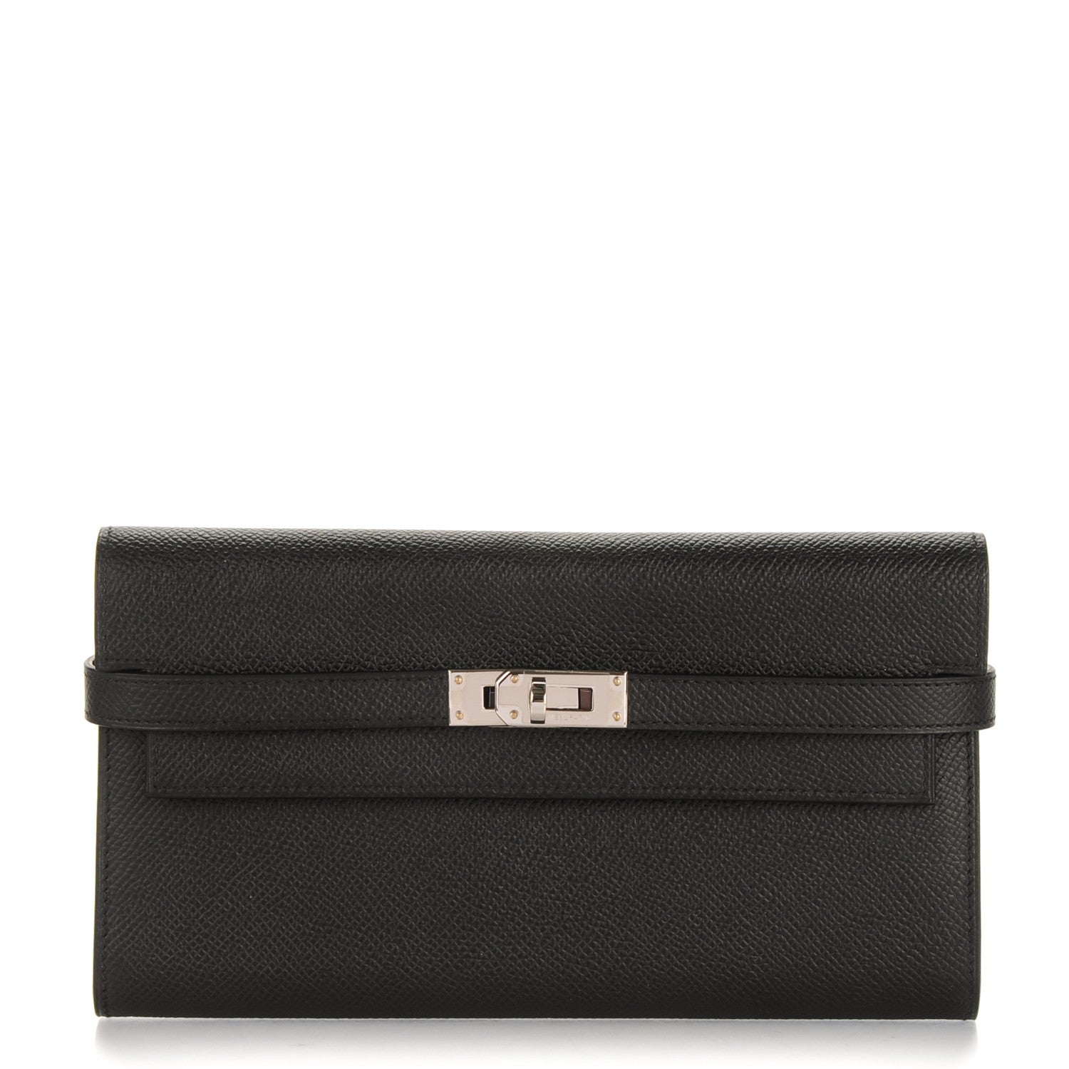 Hermes Epsom Kelly Longue Wallet Black 1 of 11