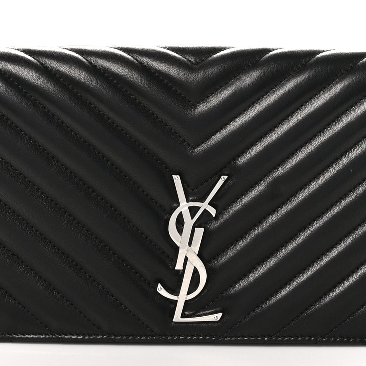 Lambskin Matelasse Monogram Kate 99 Black