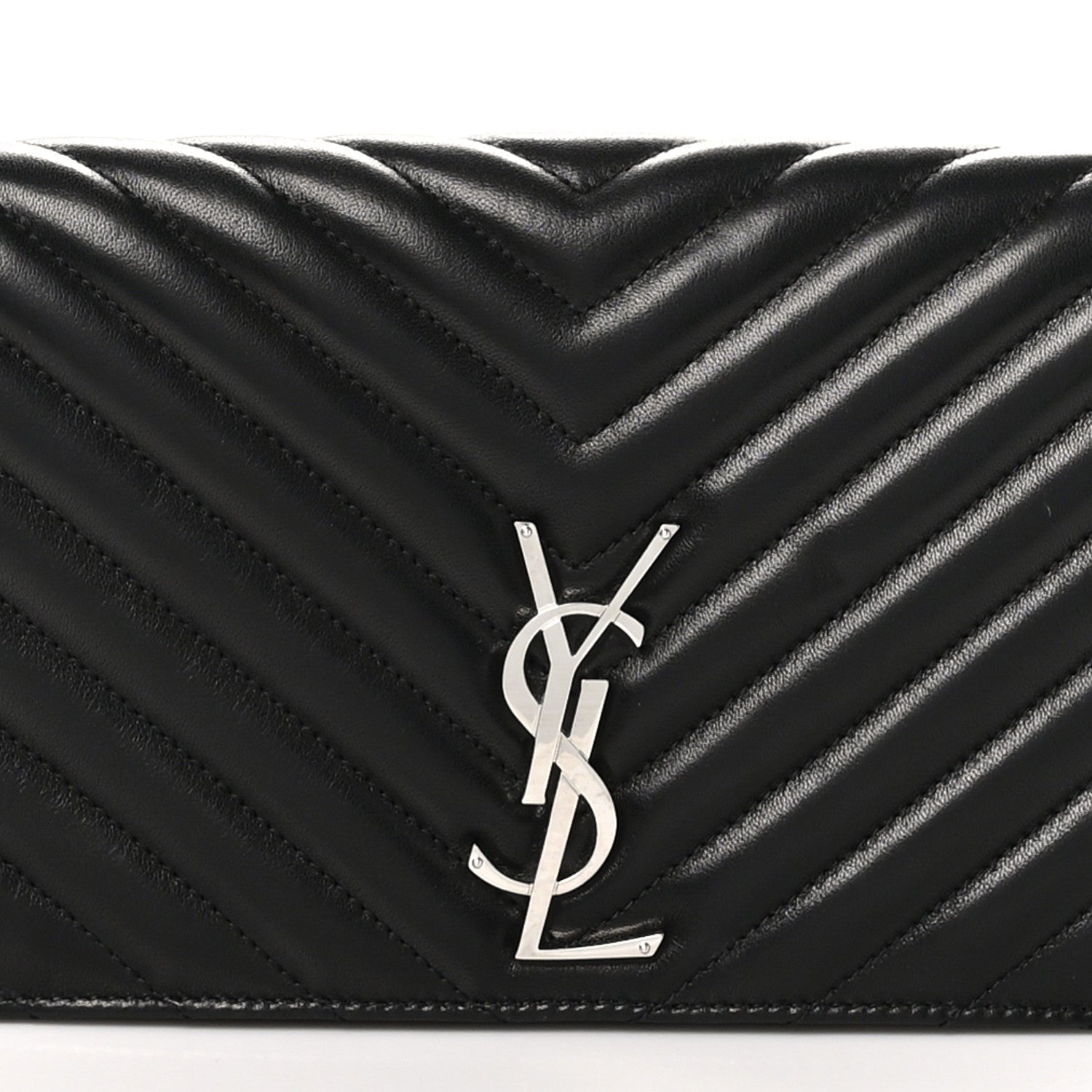 Saint Laurent Lambskin Matelasse Monogram Kate 99 Black 8 of 10