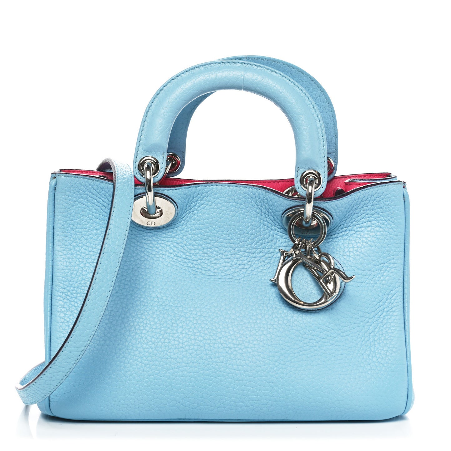 Bullcalf Small Diorissimo Tote Light Blue