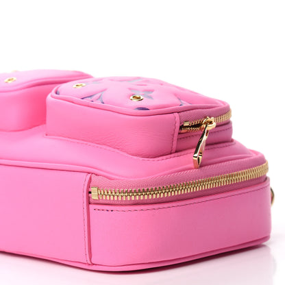 Louis Vuitton Calfskin Embossed Monogram Vuittamins Utility Crossbody Rose Violet 7 of 9