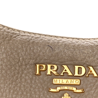 Prada Vitello Daino Hobo Argilla 12 of 14