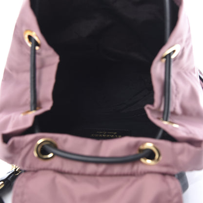 Burberry Nylon Medium Rucksack Backpack Mauve Pink 4 of 11