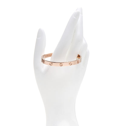 Cartier 18K Pink Gold LOVE Bracelet 17 2 of 7