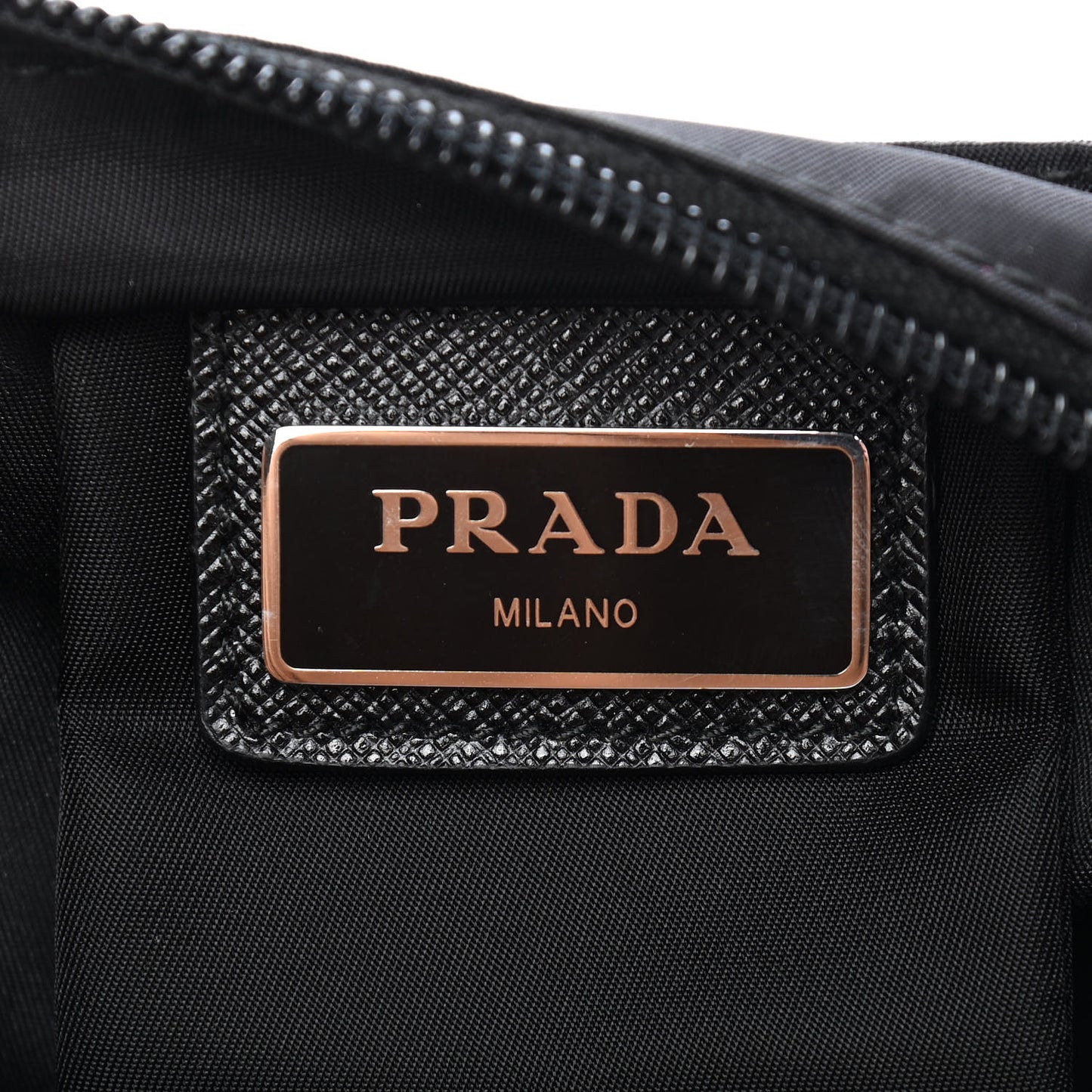 Nylon Flat Messenger Bag Black