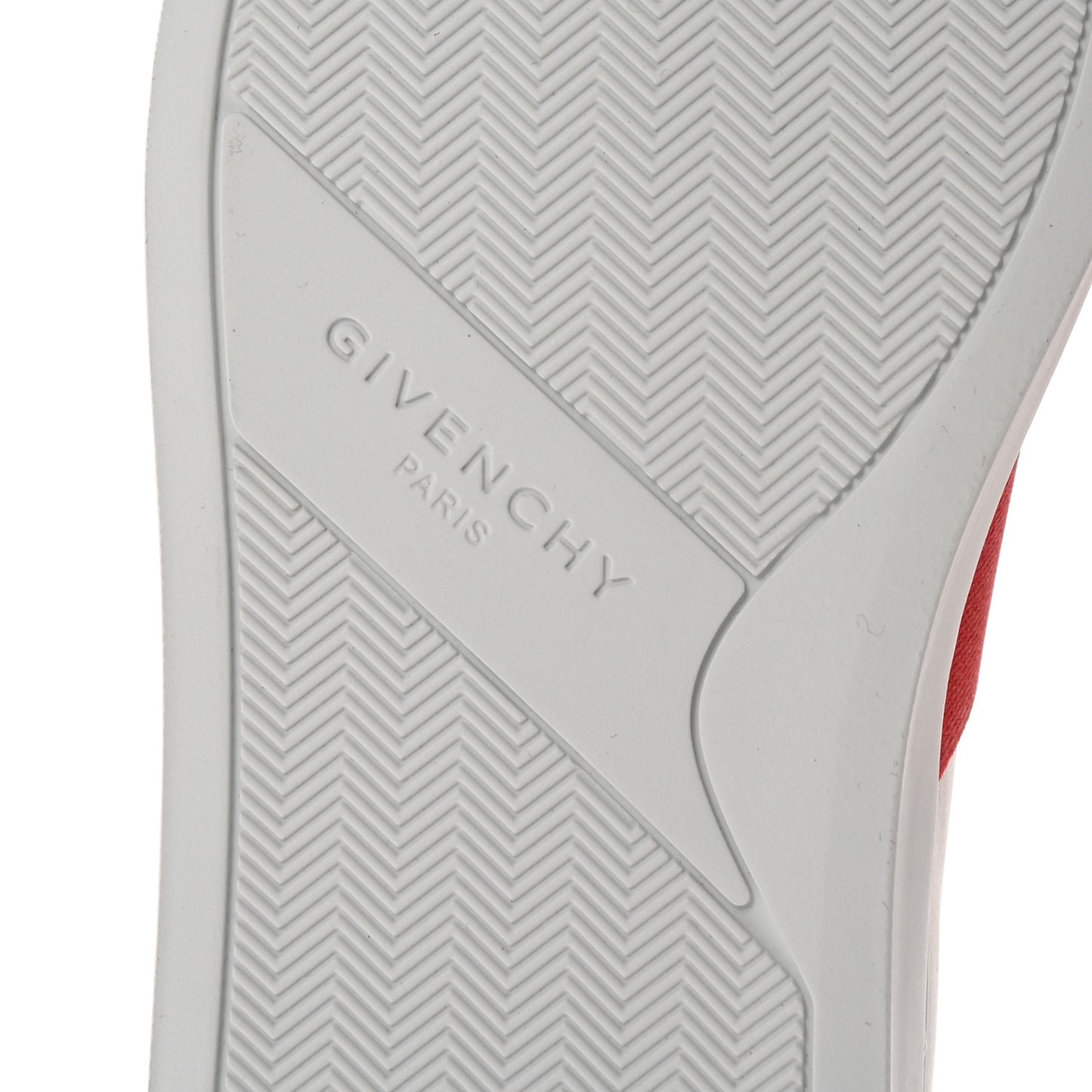 Calfskin Band Logo Womens Urban Street Sneakers 37 White Red