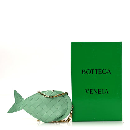 Bottega Veneta Nappa Intrecciato Fish Pouch On Chain Siren 9 of 9