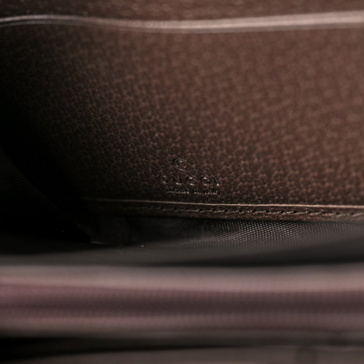 Gucci GG Supreme Monogram Web Ophidia Zip Around Wallet Brown 6 of 8