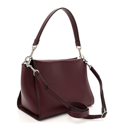 Mulberry Micro Classic Grain Small Iris Shoulder Bag Black Cherry 3 of 10