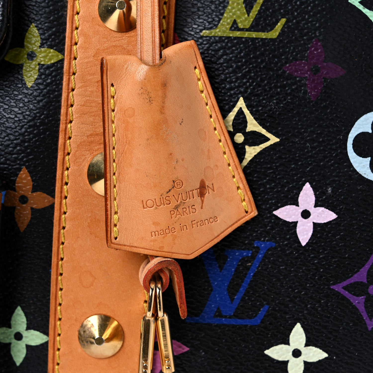 Louis Vuitton Monogram Multicolor Keepall 45 Black 20 of 35