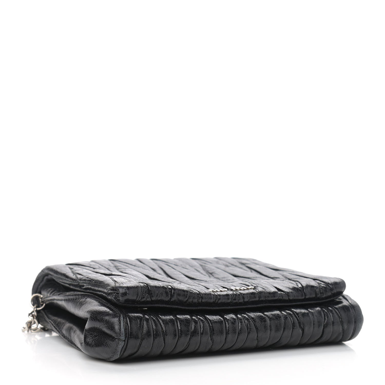 Miu Miu Nappa Matelasse Lux Chain Crossbody Black 4 of 11