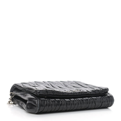 Miu Miu Nappa Matelasse Lux Chain Crossbody Black 4 of 11