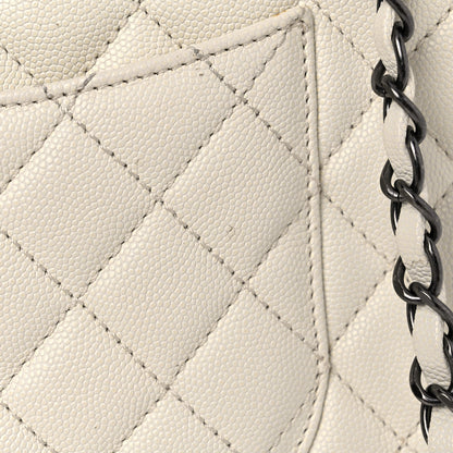 Chanel Caviar Lizard Quilted Small Coco Handle Flap Ivory 22 of 24
