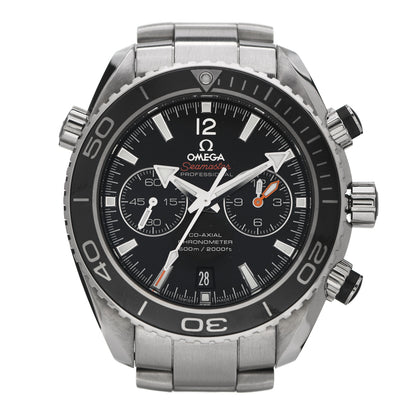 Omega Stainless Steel 46mm Seamaster Planet Ocean Chronograph Automatic Watch Black 232.32.46.51.01.003 1 of 5