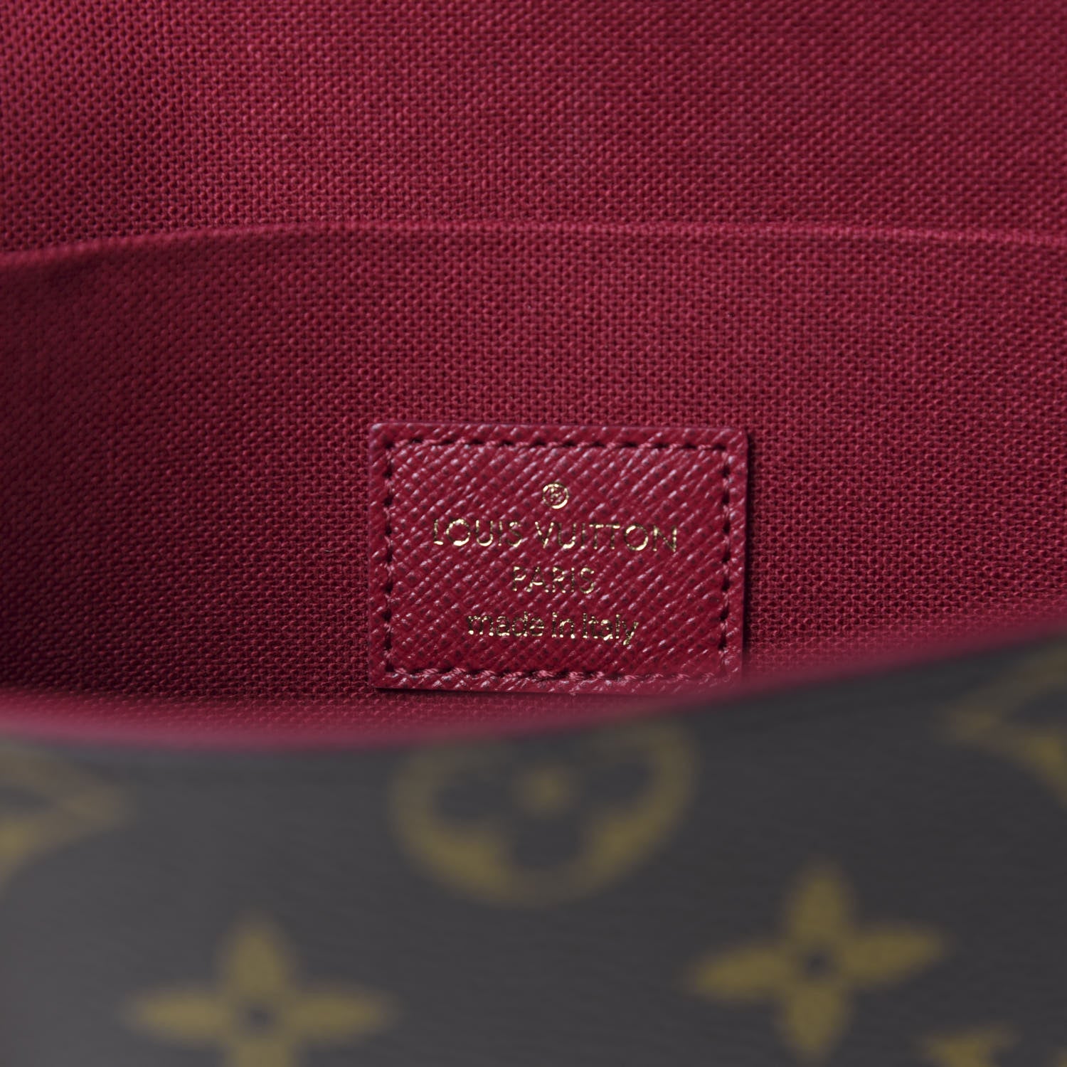 Louis Vuitton Monogram Pochette Felicie Chain Wallet Fuchsia 8 of 10