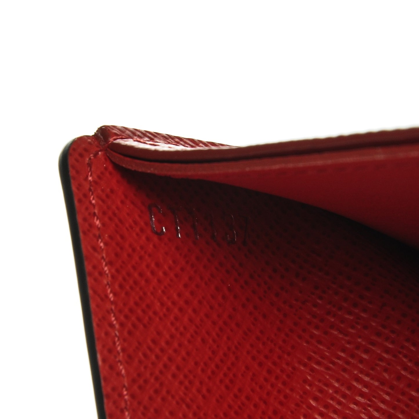 X SUPREME Epi Slender Wallet Red