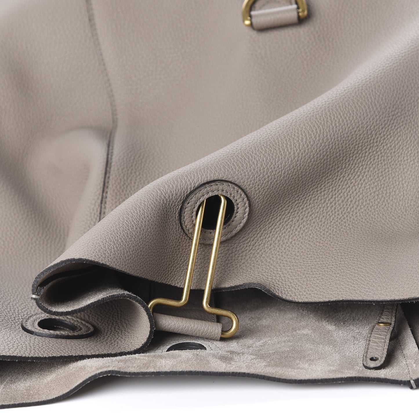 Grained Calfskin Sling Duffle