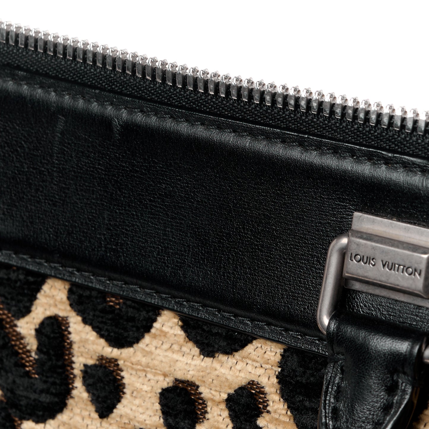 Jacquard Velvet Leopard Print Stephen Sprouse Speedy