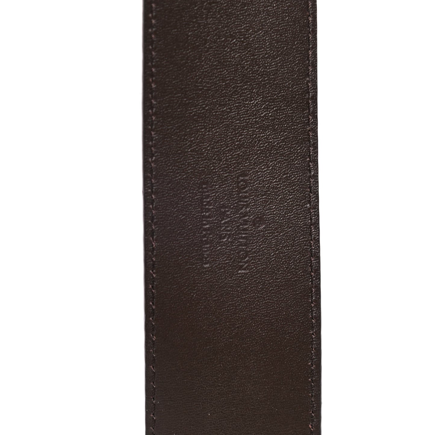 Damier Ebene 40mm LV Initiales Belt 85 34