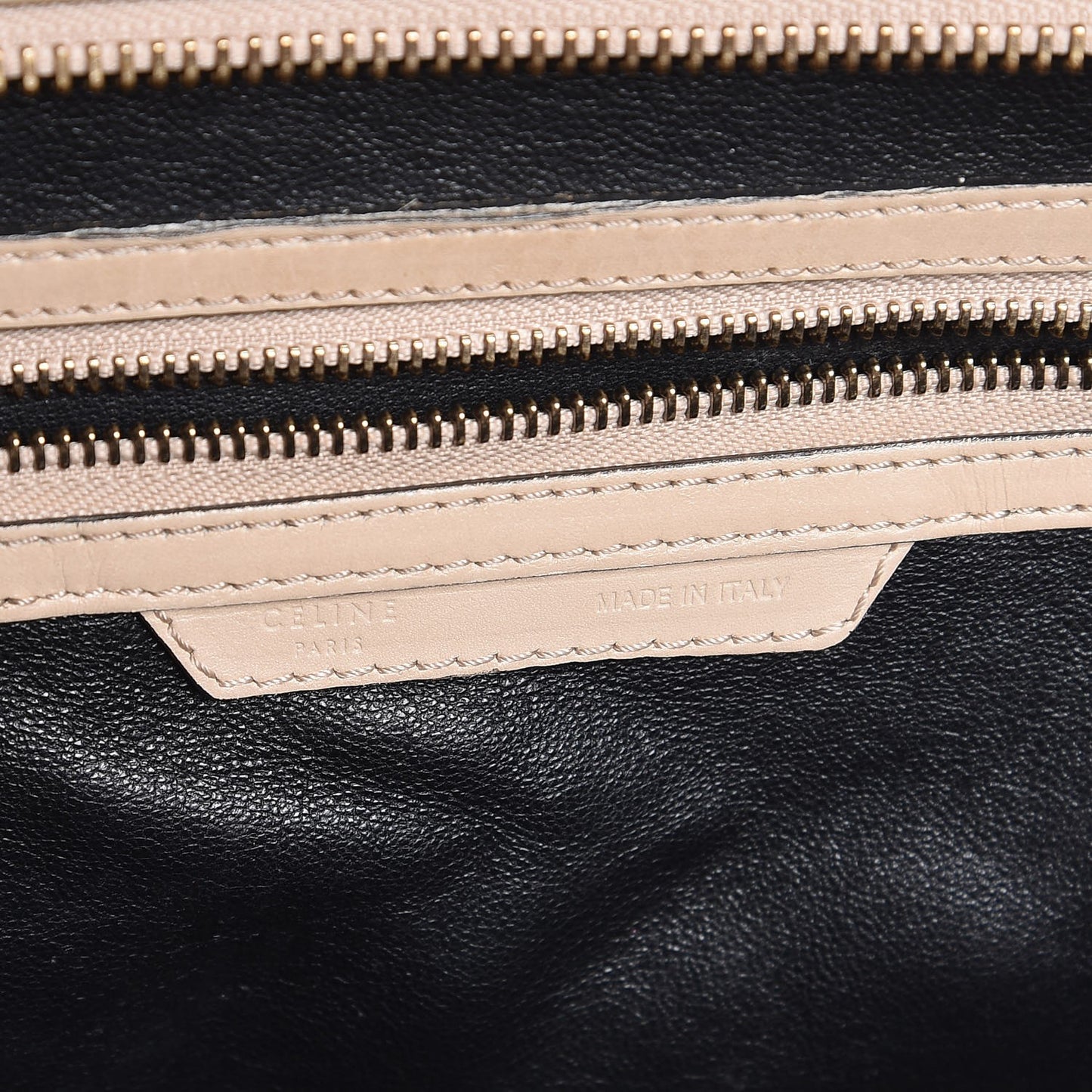 Satin Calfskin Mini Luggage Powder Black
